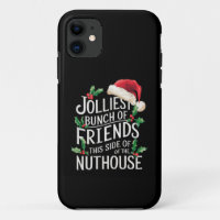 Jolliest Bunch Of Friends Xmas Matching Sarcastic 