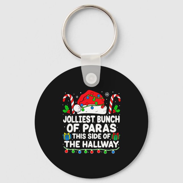 Jolliest Bunch Of Paras This Side Of The Hallway X Keychain (Front)