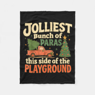Jolliest Bunch Of Paras This Side Of The Playgroun Fleece Blanket