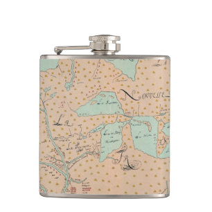 JOLLIET: NORTH AMERICA 1674 HIP FLASK