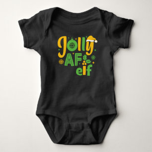 Jolly AF Elf Baby Bodysuit