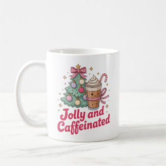 jolly and caffeinated customised mug design