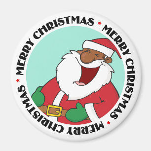 Jolly Black Saint Nicholas 2 Magnet