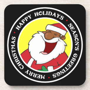 Jolly Black Saint Nicholas Coaster