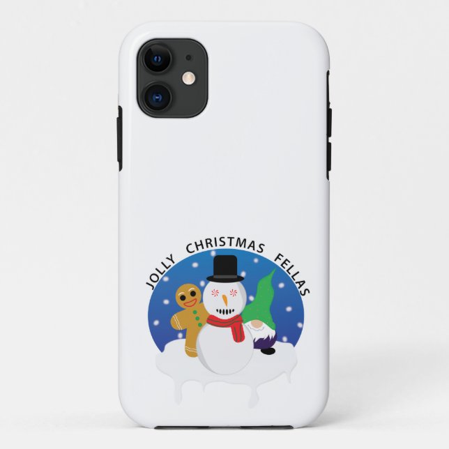 Jolly Christmas Fellas Case-Mate iPhone Case (Back)