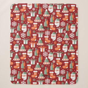 Jolly Christmas Sherpa Fleece Blanket