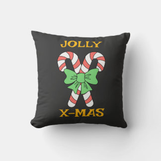 JOLLY CHRISTMAS THROW PILLOW