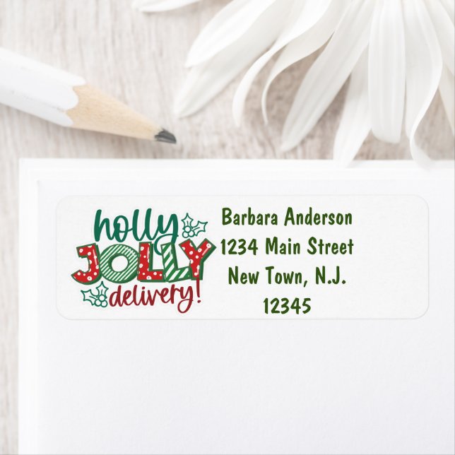 Jolly Delivery Return Address   (Insitu)