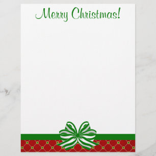 Jolly Diamonds Christmas Letterhead