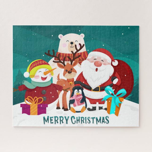 Jolly Festive Christmas  Jigsaw Puzzle (Horizontal)