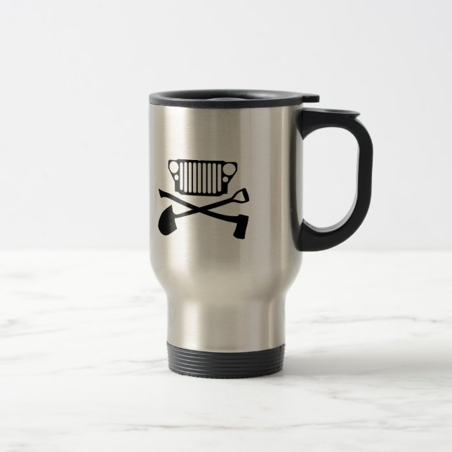 Jolly Flatfender Travel Mug (Right)
