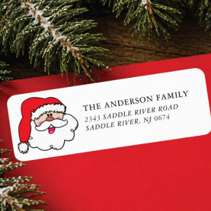 Jolly Fun Santa Return Address