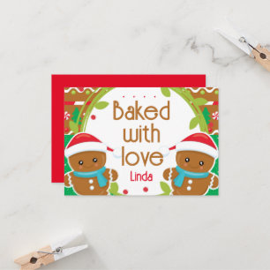 Jolly Gingerbread Men Baked With Love