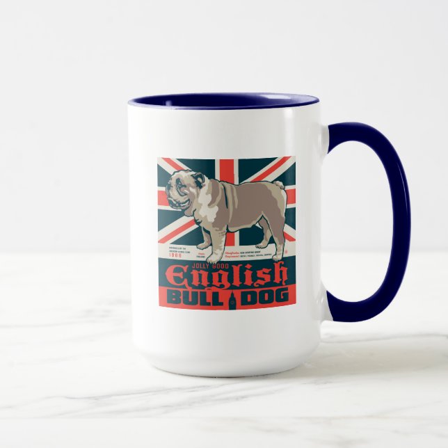 Jolly Good English Bulldog Mug (Right)
