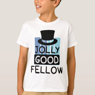 Jolly Good Fellow with Shades of Blue T-Shirt