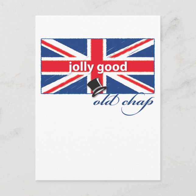 Jolly good old chap! holiday postcard (Front)