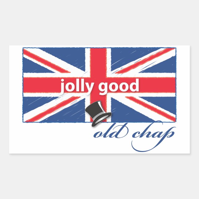 Jolly good old chap! sticker (Front)
