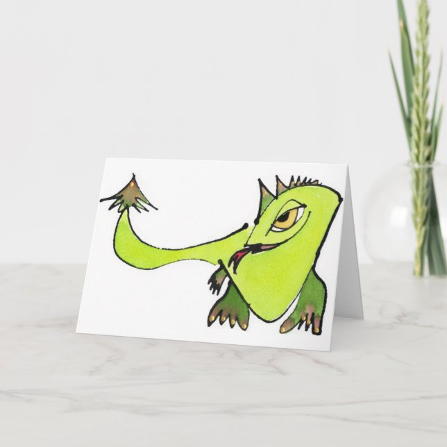 Jolly Green Dragon Carte pour notes (Devant)