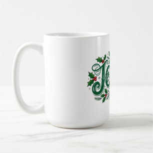 Jolly Holly Christmas Coffee Mug
