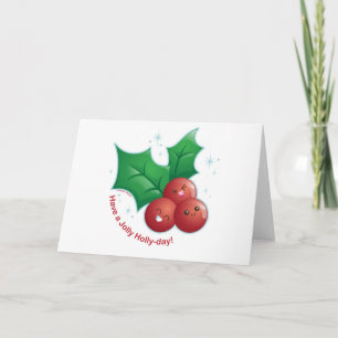 Jolly Holly Holiday Card