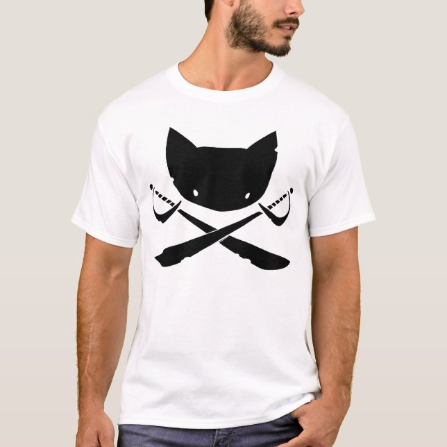 Jolly Kitty Pirate T-shirt (Front)