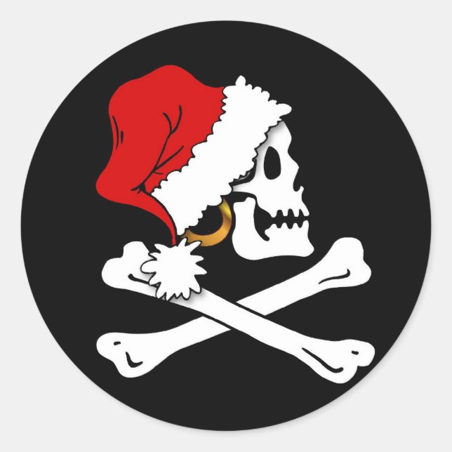 Jolly Kris Kringle Roger Sticker (Front)