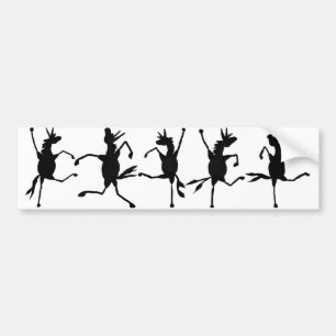 Jolly Molly Mule Bumper Sticker
