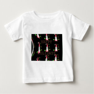 Jolly Mouse Santa: A Fun Holiday Illustration. Baby T-Shirt