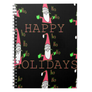 Jolly Mouse Santa: A Fun Holiday Illustration. Notebook