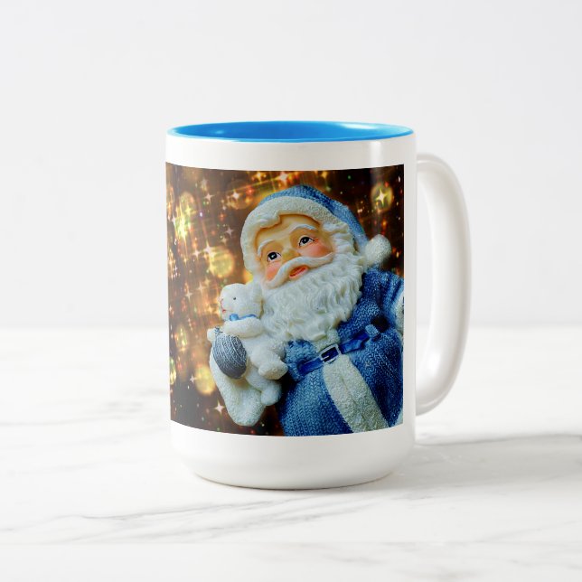 Jolly Noël Père Noël Beverage Mug (Devant droit)