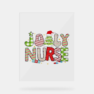Jolly Nurse, Halloween Classic T-Shirt Acrylic Sign