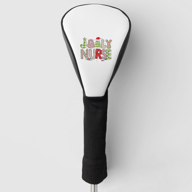 Jolly Nurse, Halloween Classic T-Shirt Golf Head Cover (Front)