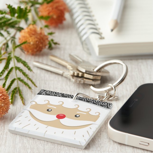 JOLLY OLD MAN KEYCHAIN (Front Right)