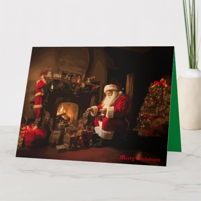 Jolly Old Saint Nick Card (Front)