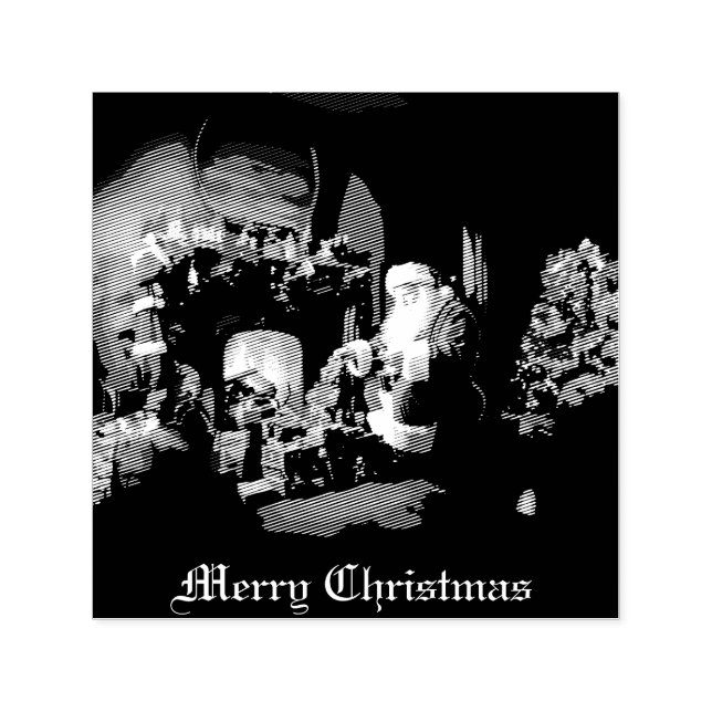 Jolly Old Saint Nick Self-inking Stamp (Design)