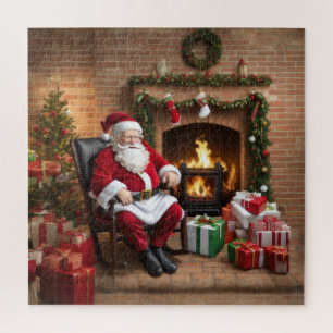 Jolly Old Santa Claus Jigsaw Puzzle