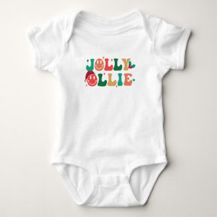Jolly Ollie Kids Christmas  Baby Bodysuit