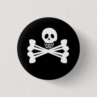 Jolly Roger 1 Inch Round Button