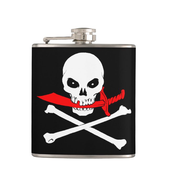 Jolly Roger Flask (Front)