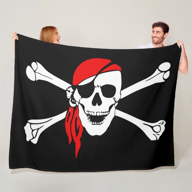 JOLLY ROGER FLEECE BLANKET (In Situ)