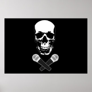 Jolly Roger on the Mic Poster
