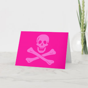 Jolly Roger Pink Card
