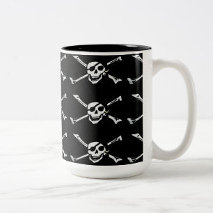 Jolly roger Pirate Crâne Motif Mug