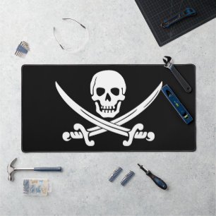 Jolly Roger Pirate Desk Mat