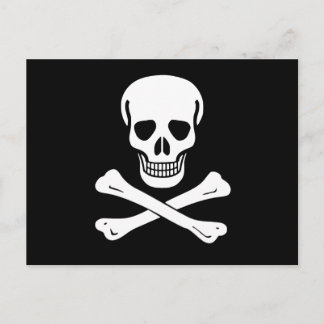 Jolly Roger Pirate Flag Postcard
