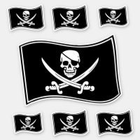 Jolly Roger Pirate Flag Skull and Crossed Swords