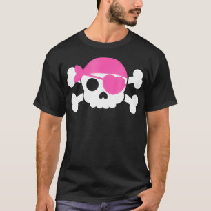 Jolly Roger Pirate Shirt Cute Pirate Halloween Cos