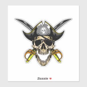 Jolly Roger pirate skull