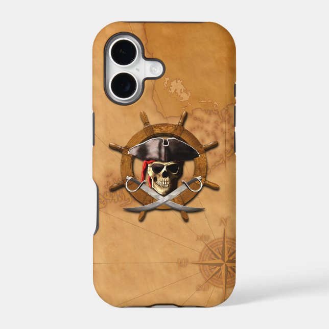 Jolly Roger Pirate Wheel (Back)