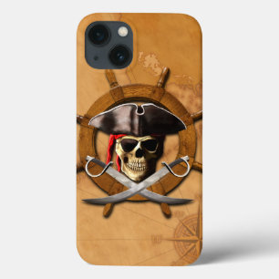 Jolly Roger Pirate Wheel iPhone 13 Case